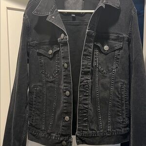 American Eagle Outfitters Black Jean Jacket